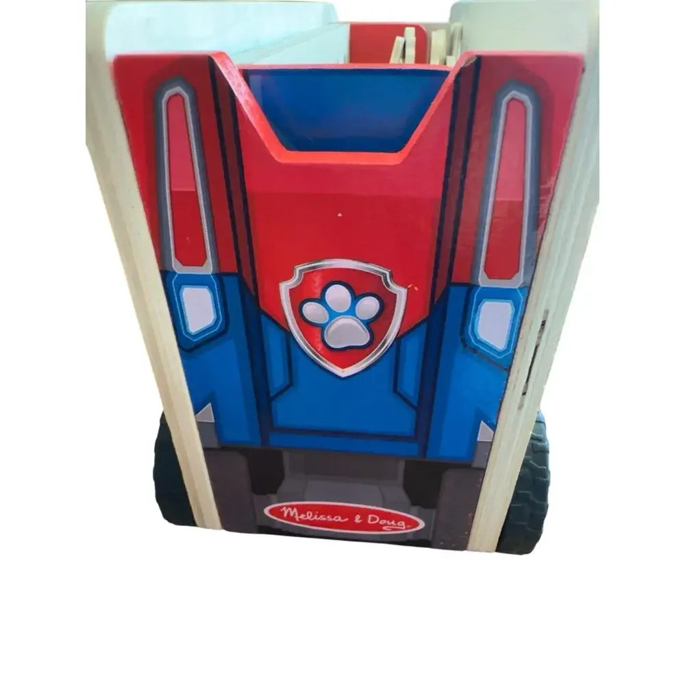 Melissa & Doug PAW Patrol Pup Pack Rescue Truck Wooden Play Set